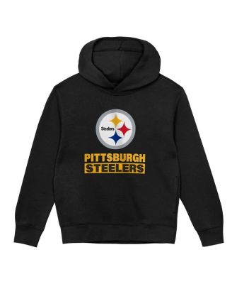 Toddler Black Pittsburgh Steelers Back to Basics Hoodie