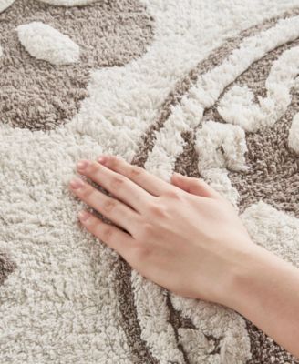 Casablanca Tufted Cotton Bath Rug, 20" x 30"