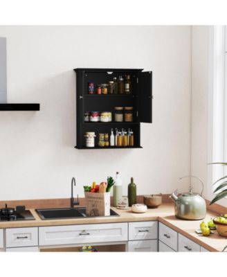 Wall Mount Bathroom Cabinet Storage Organizer Medicine Cabinet