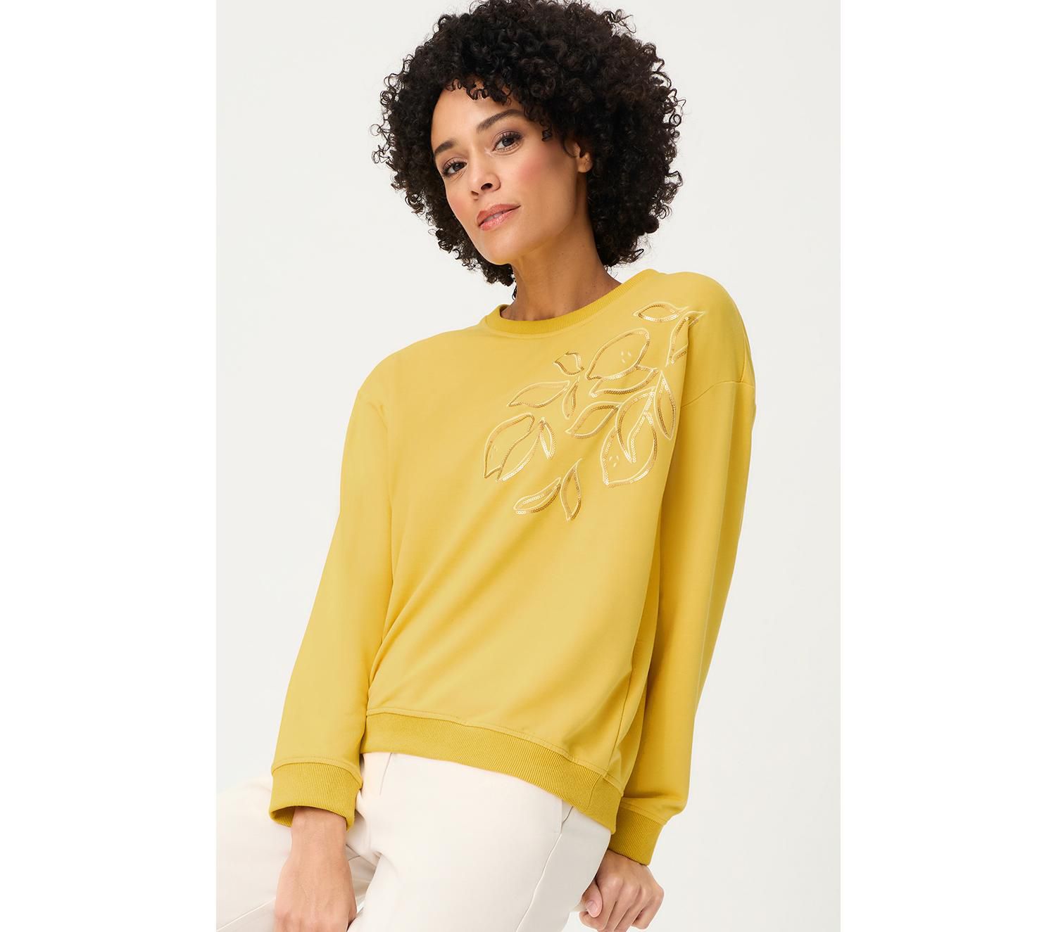 Women's Embellished Jersey Top