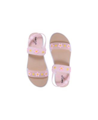 Girls Sandals – Cute Fashion Flat Sandals, Summer Flats with Fruit Charms and Ankle Strap