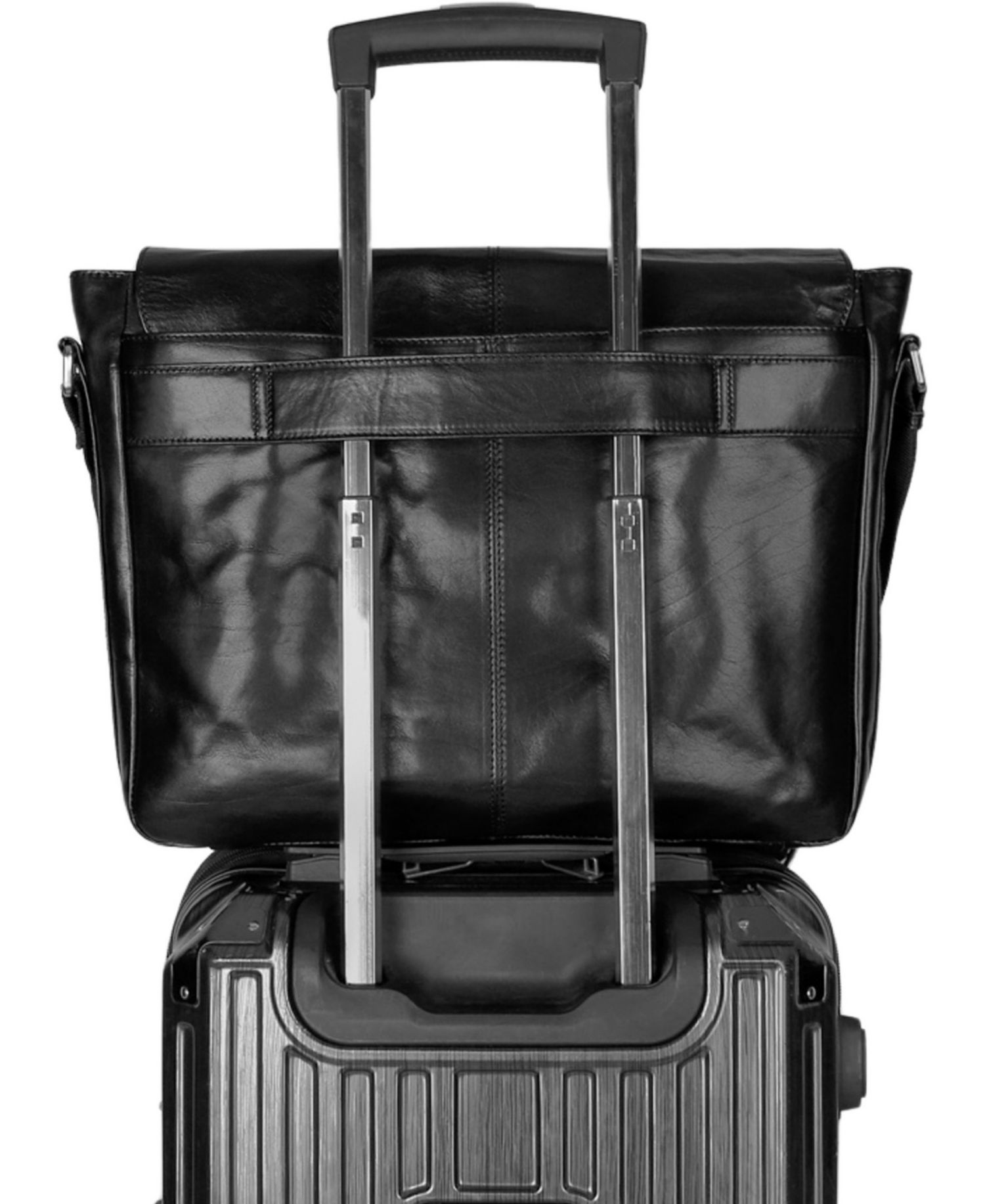 Men's Leather Messenger Bag