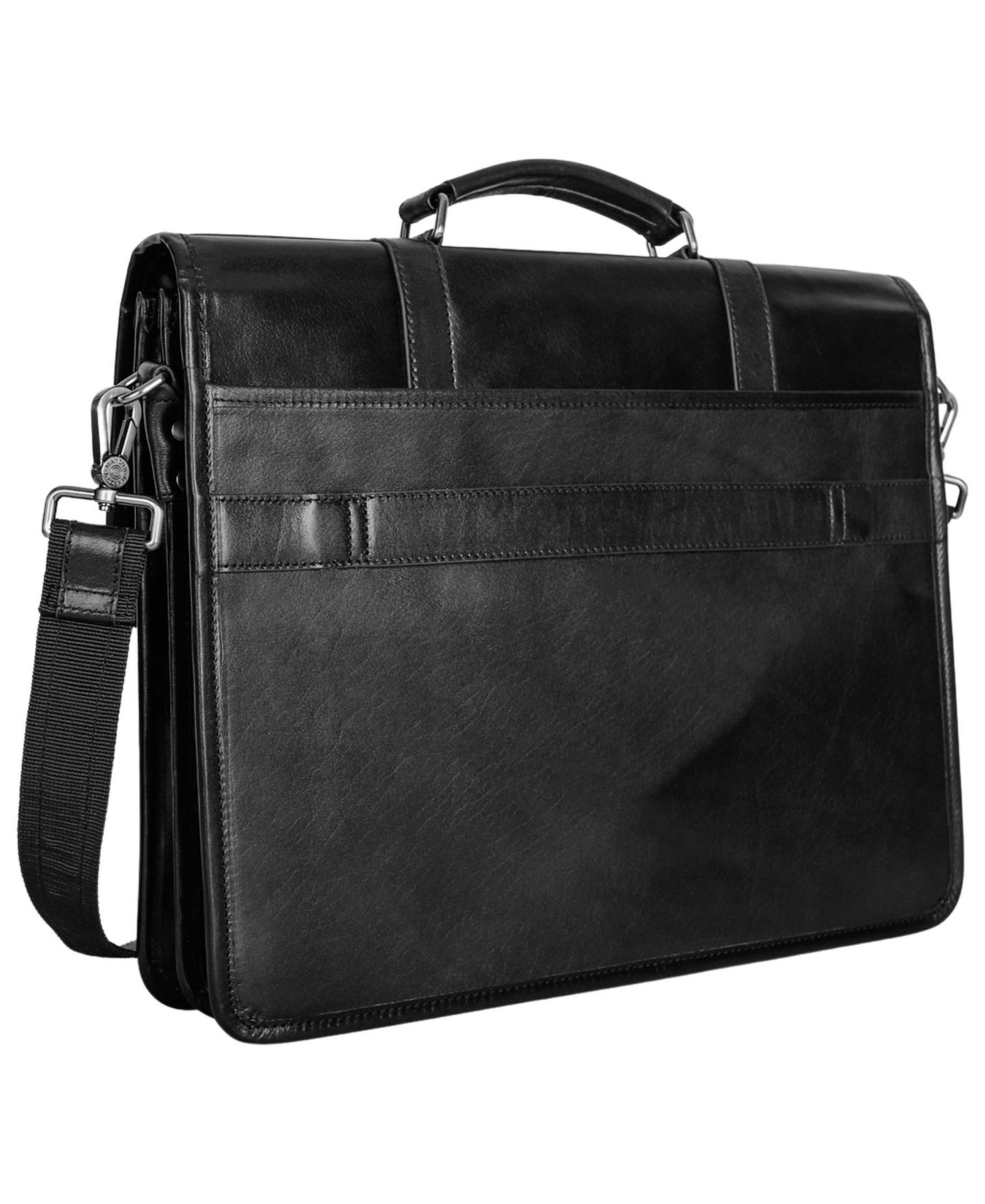 Мужская сумка Mancini Laptop Briefcase, цвет: Чёрный — фото 2