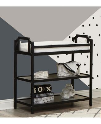 Modern Multi Purpose Changing Table Finish Removable Tray Convertible Bookshelf