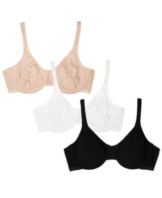 Women's Cotton Stretch Extreme Comfort Bra, 3 Pack