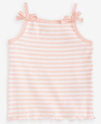 Girls' Toddler 12M-5T Striped Bow Tank Top