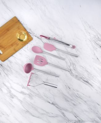 Tovolo Utensil 6-Pc. Silicone with Steel Handles