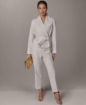 Women's Notch Lapel Collar Jacket