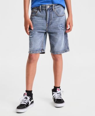 Big Boys' 5-20 Distressed Denim Shorts