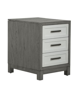 3 Drawer Chairside Table