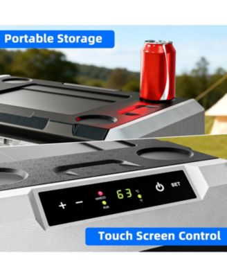 53QT Portable Refrigerator with Wheels