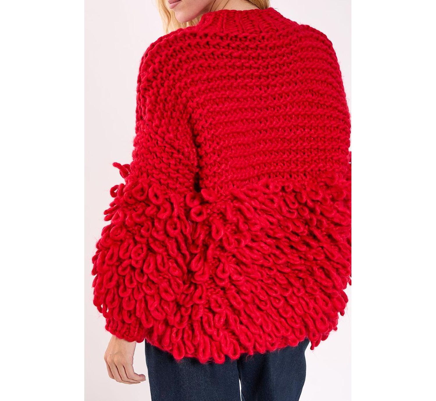 Women's Loopy Quarter Zip Sweater
