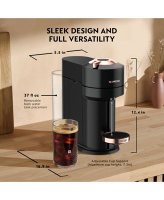 Vertuo Next Premium Coffee and Espresso Machine by De'Longhi, with Aeroccino Milk Frother
