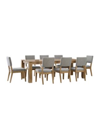 Selby 9-Pc. Dining Set (1 Dining Table + 8 Chairs)