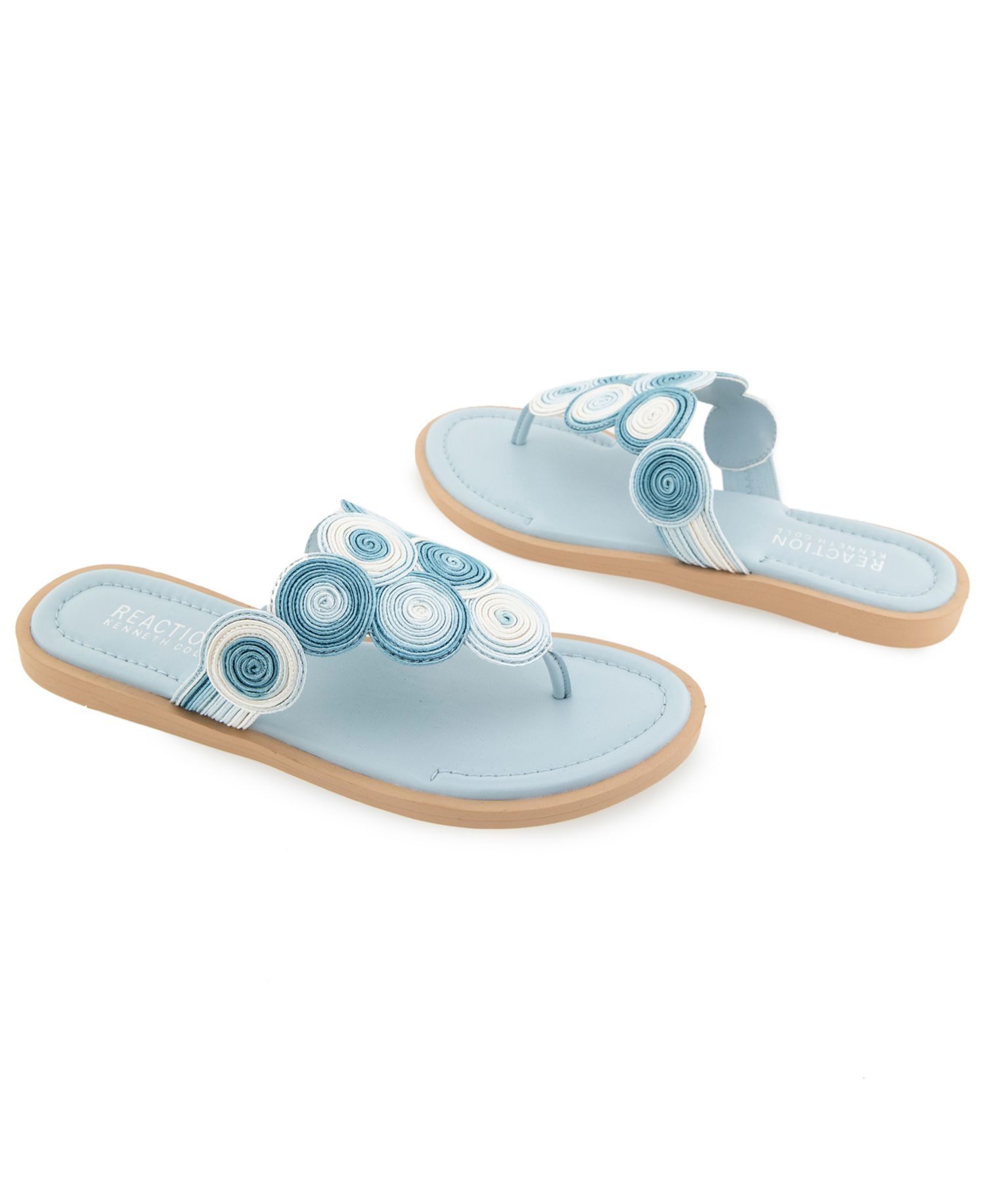 Women's Spiraling Thong Flat Sandals