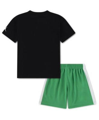 Boys' Toddler 2T-4T, 4-7 Airball Crewneck T-Shirt and Shorts, 2-Piece Set