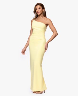 Women's One-Shoulder Sleeveless Gown