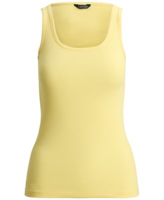 Petite Stretch Cotton Tank Top