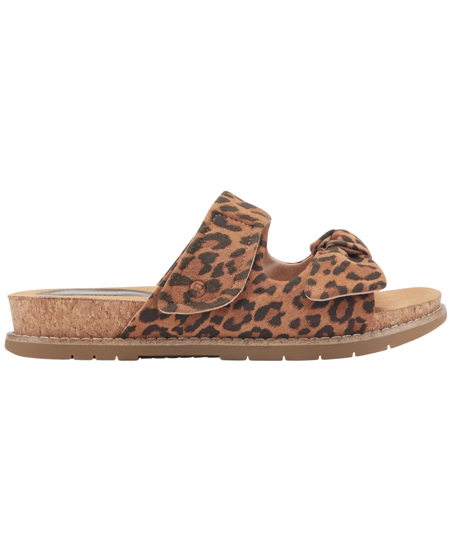 Women's Zova Bow Flat Slip-On Footbed Sandals