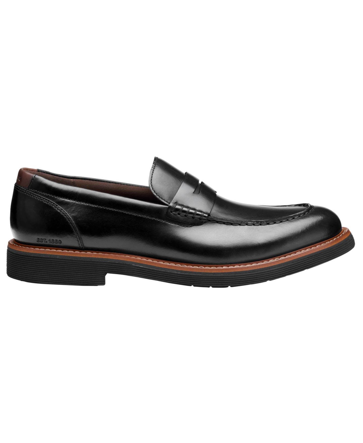 Мужские туфли Johnston & Murphy Tyson Dress Penny Loafer, цвет: Чёрный — фото 2