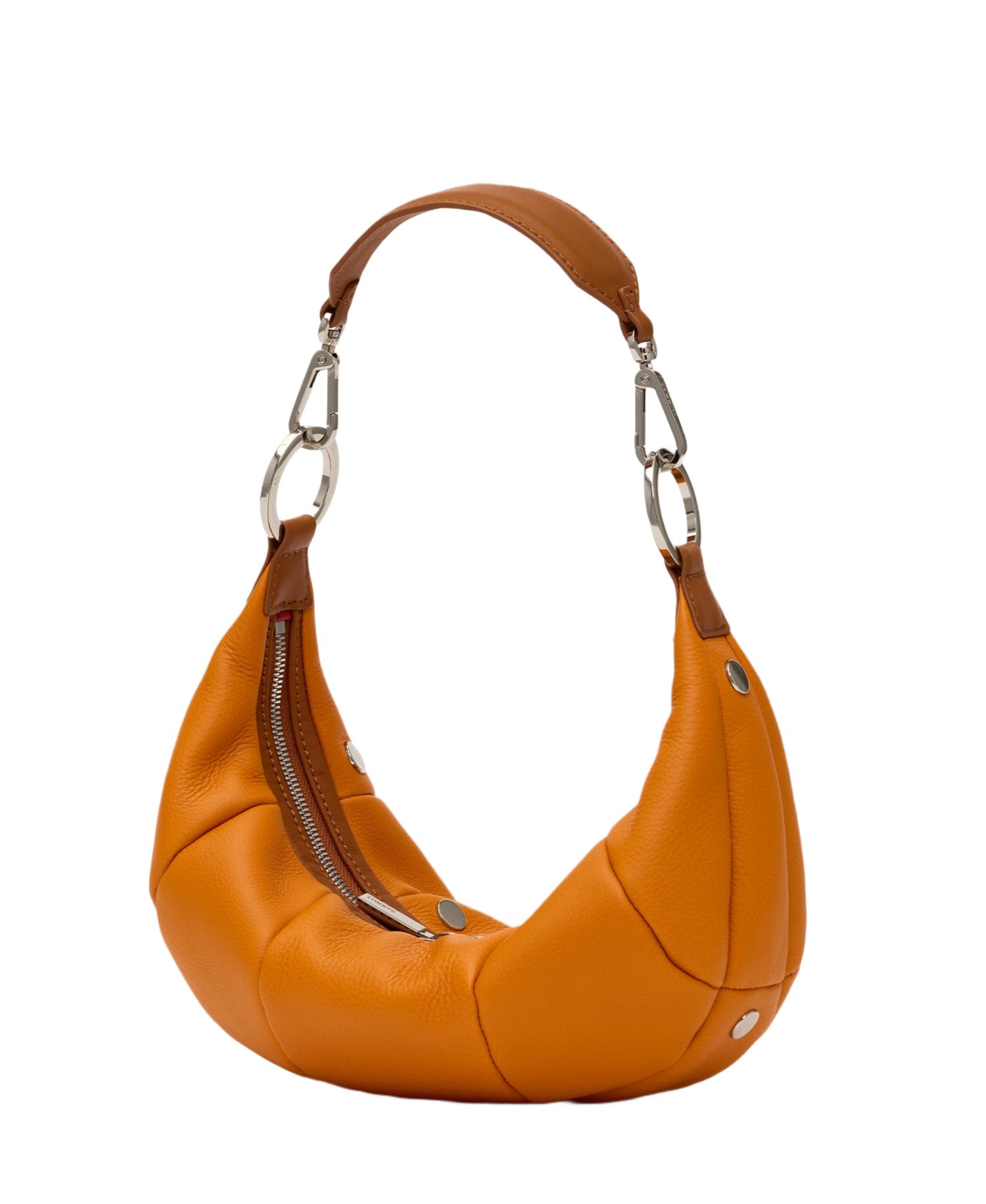 Erica Small Leather Crescent Shoulder Handbag