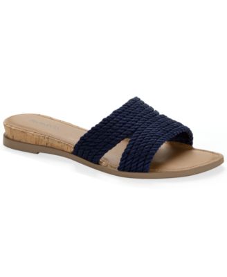 Style & Co - Women's Everlyy Rope Slip-On Slide Sandals