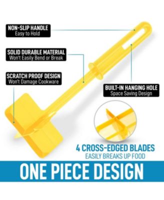 Professional Non-Scratch Meat Chopper & Potato Masher