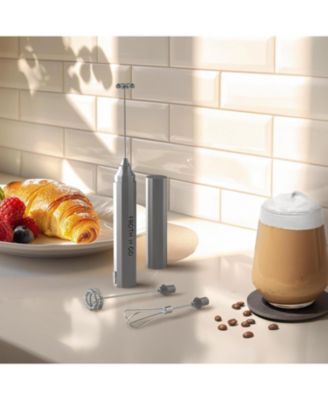 Froth N Go Rechargeable Milk Frother with Case for Lattes