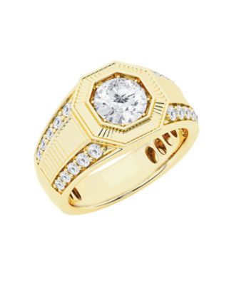 Men's Lab Grown Diamond (2-3/4 ct. t.w.) Ring in 10k Yellow Gold
