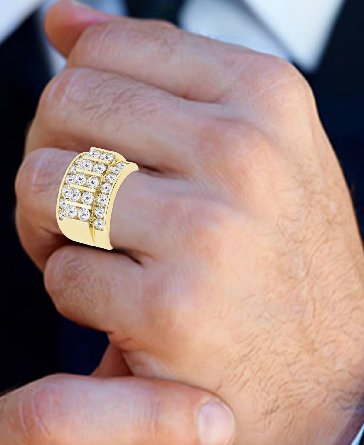 Macy's Diamond (3 ct. t.w.) Ring in 10k Yellow Gold