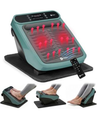 VibraFlow Electric Foot Massager for Neuropathy – Vibrating Foot & Calf Therapy with Heat for Circulation & Pain Relief