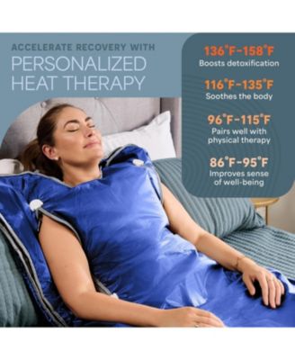 Infrared Sauna Blanket Full Body – Portable Lifepro Sauna Blanket with Adjustable Heat & Timer, Home Detox & Relaxation Sauna Blanket