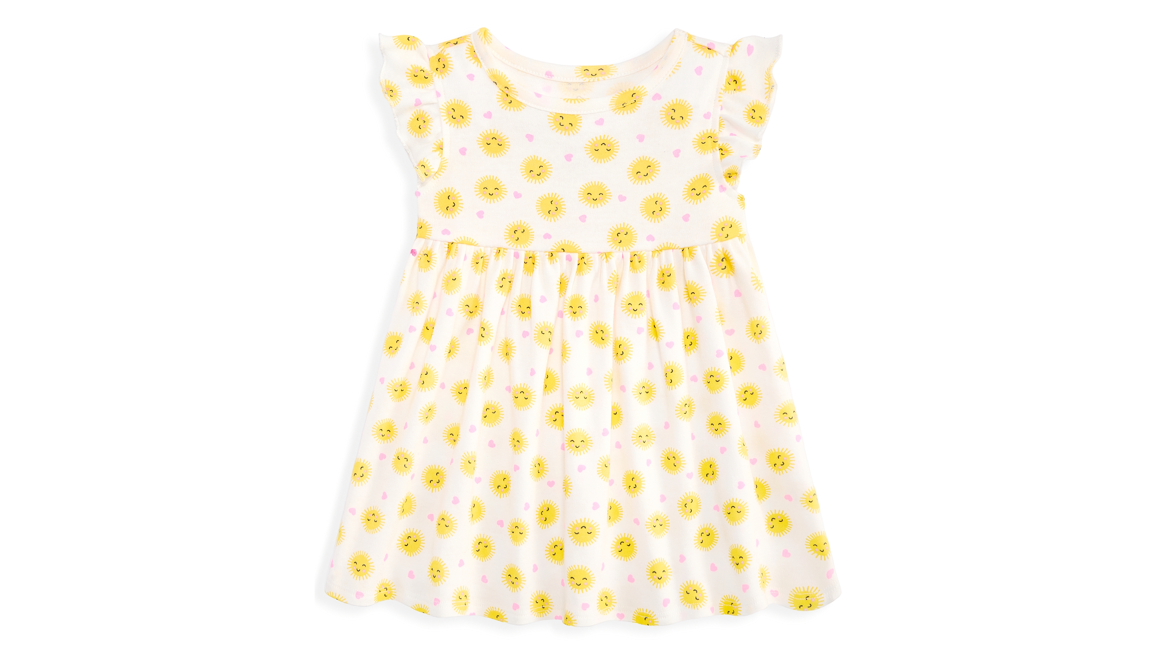 First Impressions Baby Girls' 0M-24M Sun Heart-Print Dress, Macy's Exclusive