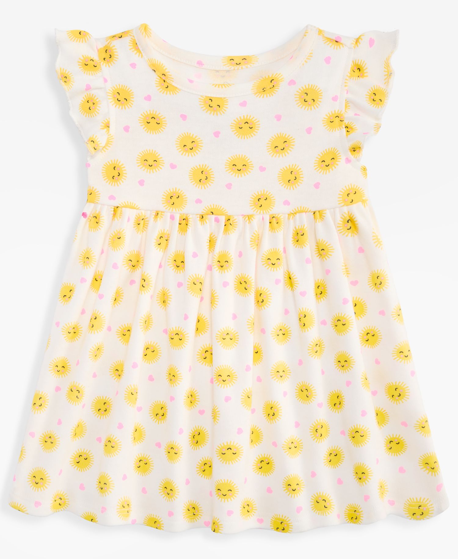Baby Girls' 0M-24M Sun Heart-Print Dress