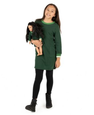 Toddler Girls Matching Doll Long Sleeve Tunic Sweatshirt Dress