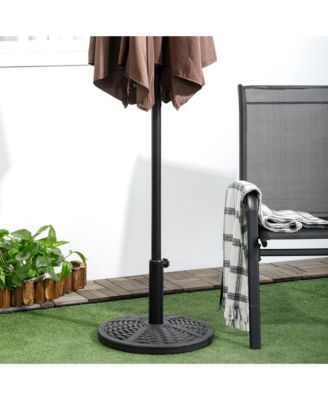 21 lbs. Market Umbrella Base Holder 18" Round Parasol Sd,