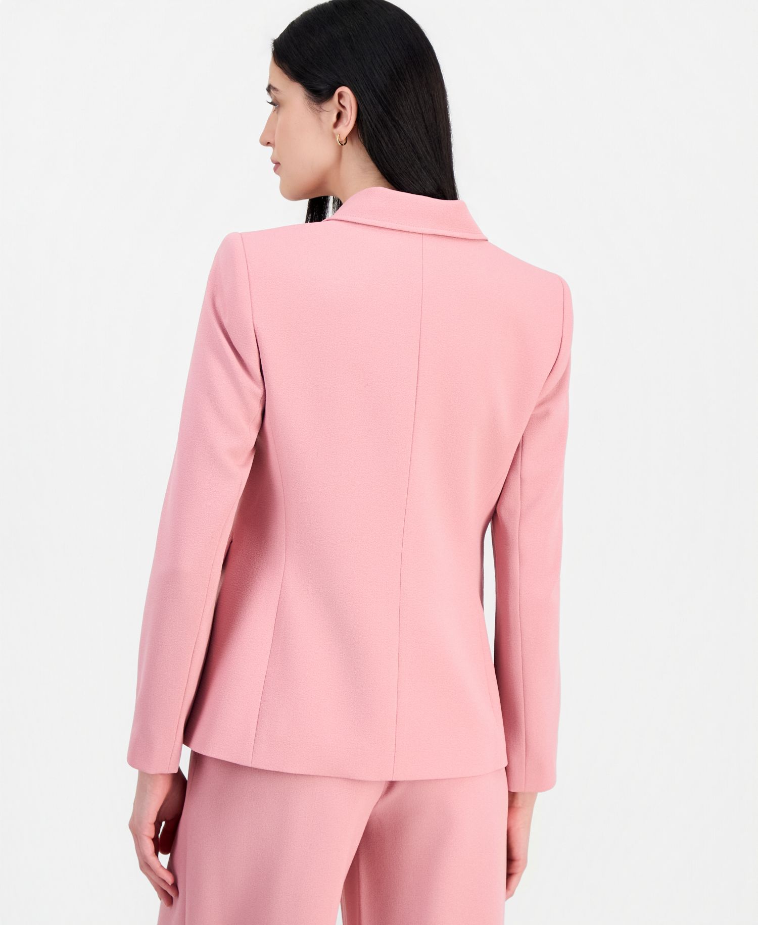 Women's One-Button Peak-Lapel Blazer