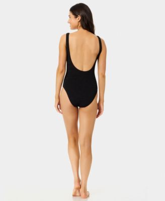 Women's Popcorn Scrunch Texture One-Piece Swimsuit