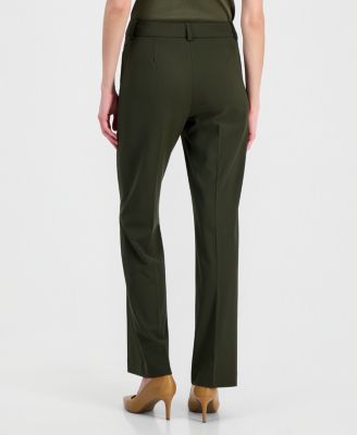 Women's High-Rise Straight-Leg Pants