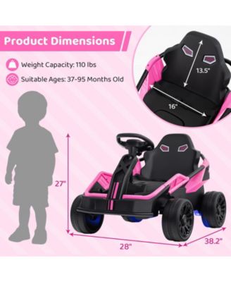 12V Kids Electric UTV Ride-On Car with Music and Remote
