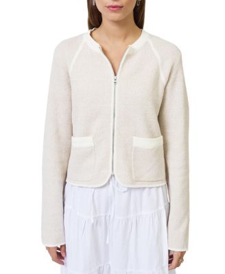 Women's Celeste Tweed Yarn Zip Up
