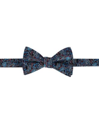 Men's Enzo Exploded Floral Silk Cummerbund & Bow Tie Bundle