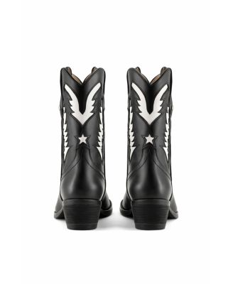 Women's Leather Boots Western Style