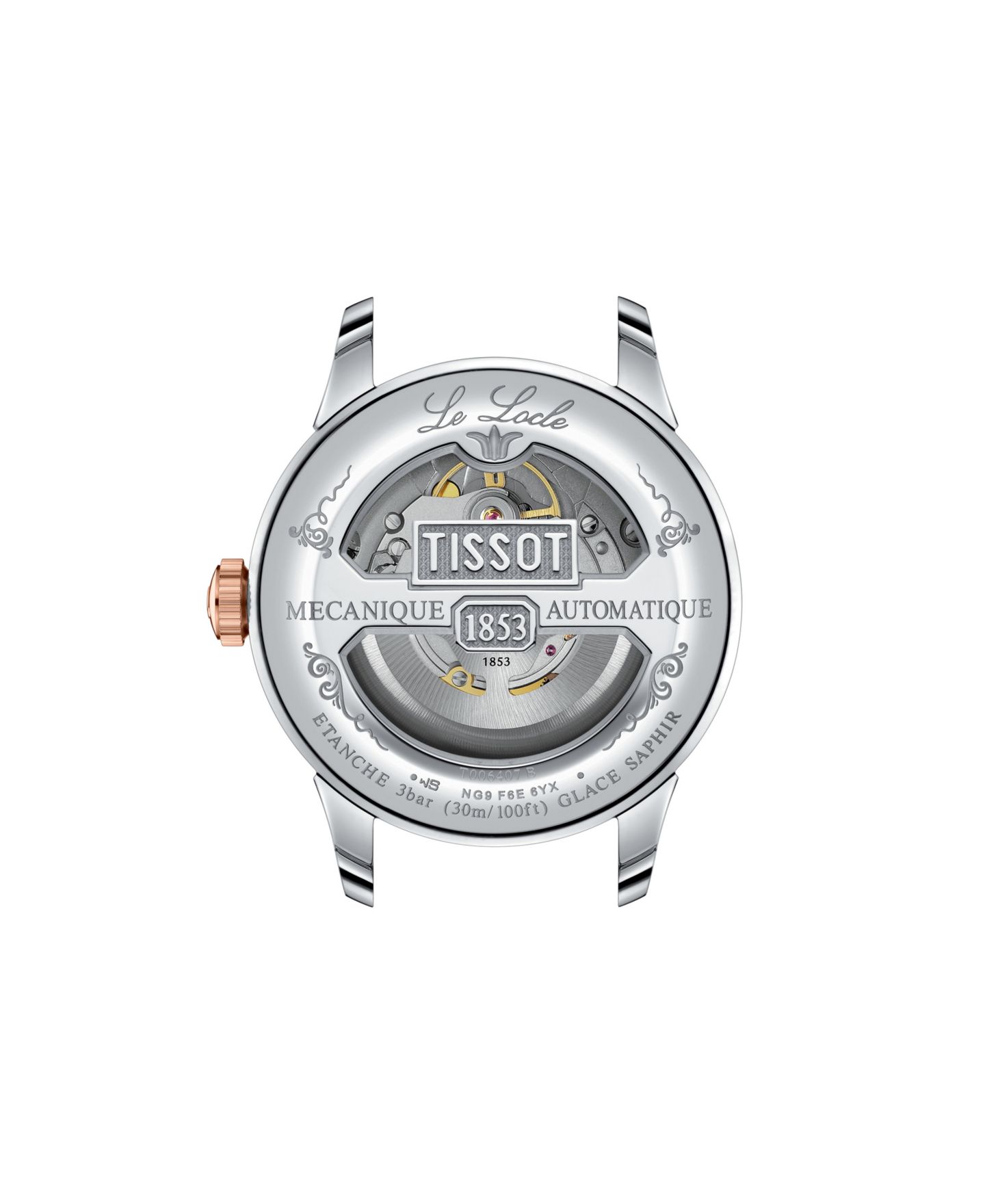 Мужские часы Tissot Powermatic Green Dial Stainless Steel Watch, 39.30mm — фото 2