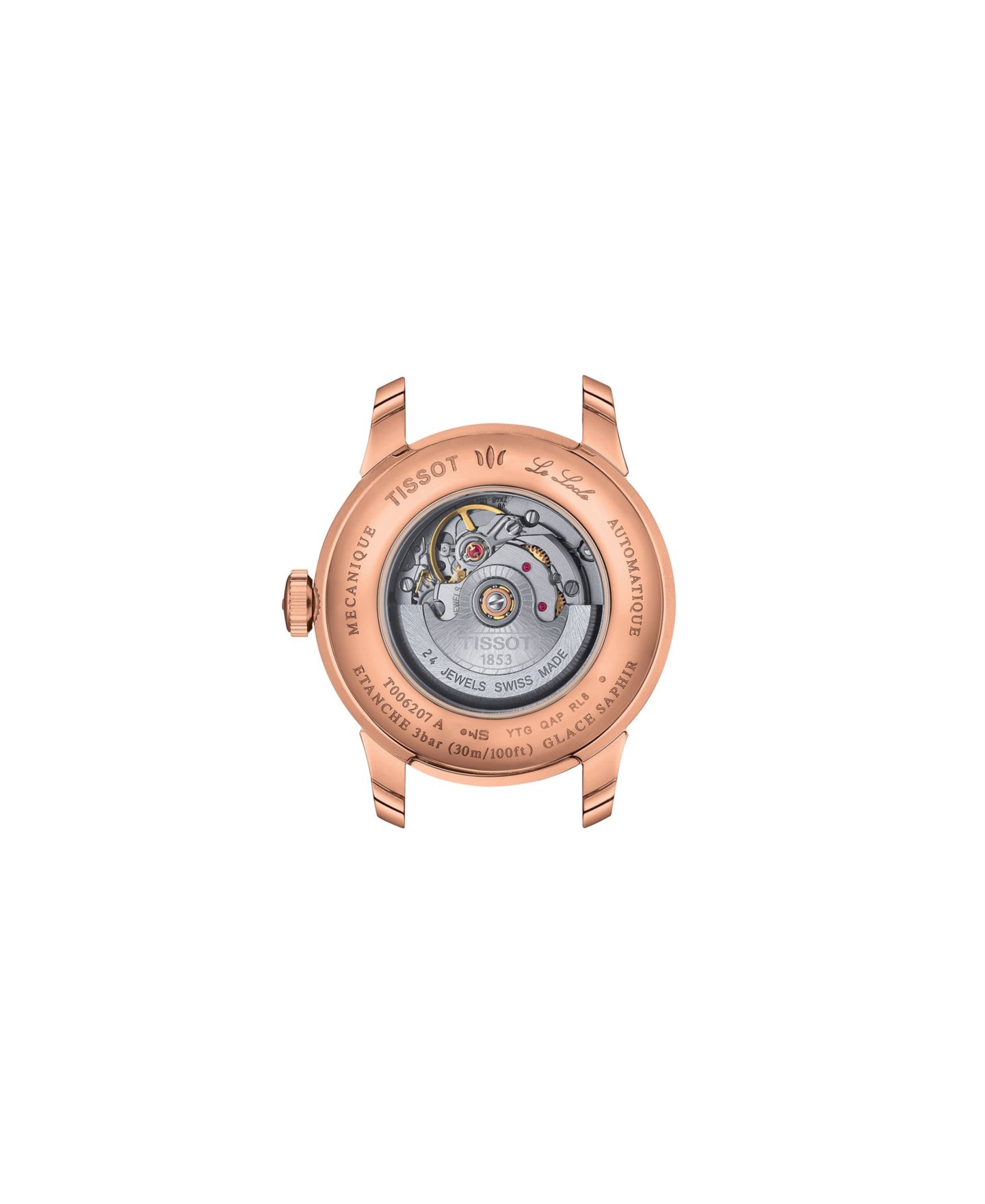 Женские часы Tissot Rose Gold Automatic Stainless Steel Watch, 29mm — фото 2
