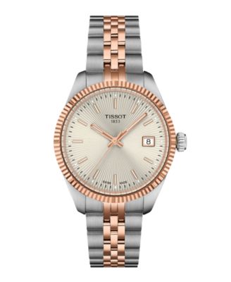 Women's T-Classic Two-Tone Stainless Steel Watch, 34mm
