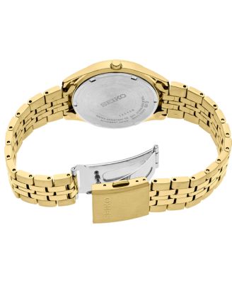 Men's Gold Stainless Steel Dial Bracelet Watch, 36.9mm