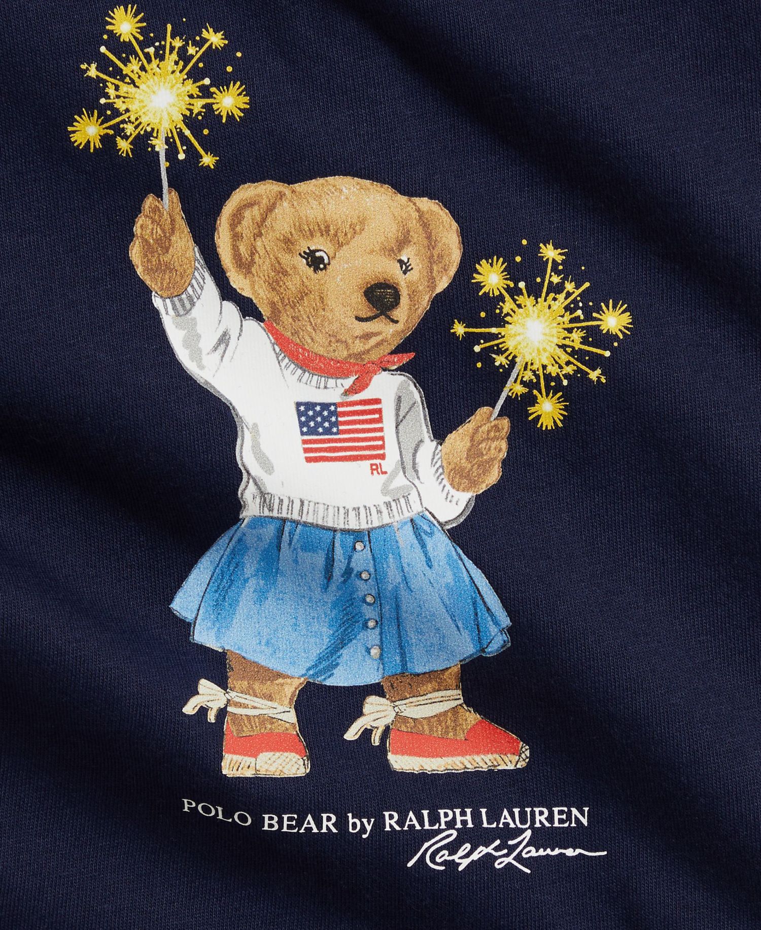 Baby Girls' Short Sleeve Polo Bear Tiered Dress and Bloomer 2-Piece Set