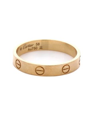 Love Wedding Band Ring