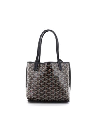 Mini Anjou Reversible Tote Coated Canvas